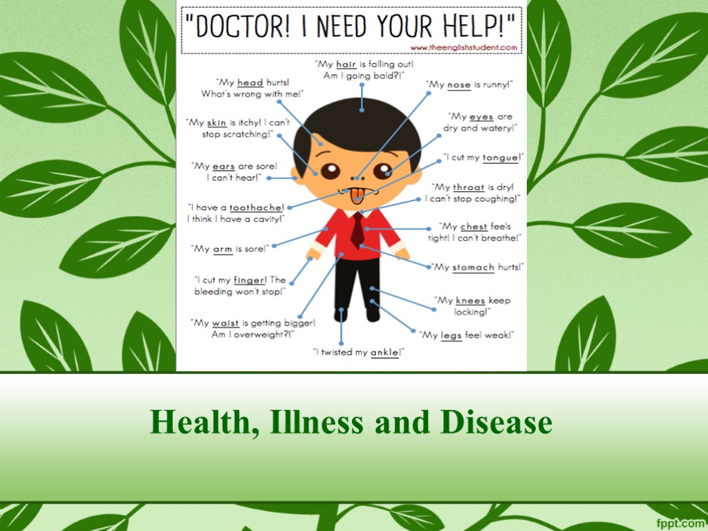 Health, Illness and Disease